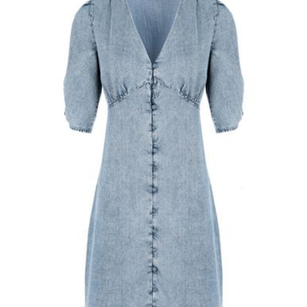Allsaints Kota Tencel Dress denim XS